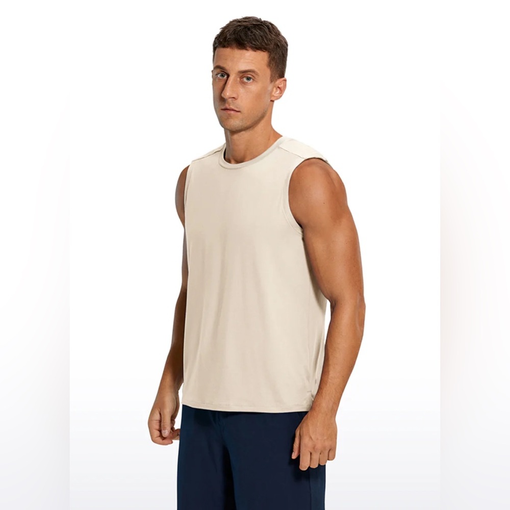 Stretch Quick Dry Tank Tops Crewneck
